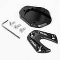 thumbnail image 6 of Motorcycle Kickstand Pad compatible with Ho&nda Rebel CMX 250 CMX 300 CMX 500 2017-2024 Side Stand Foot Extension Enlarger Plate Support CNC Foot Extension Plate (Black), 6 of 9