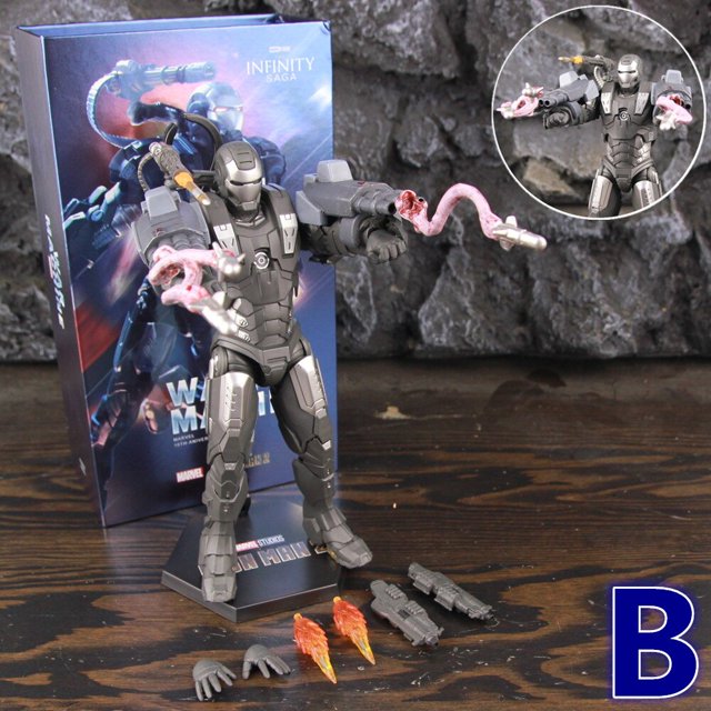 Marvel Infinity SAGA Iron Man War Machine Mark I MK1 7 "figura de acción ZD Toys 10 aniversario AvengersJames Rhodes Legends Doll Fivean unisex