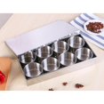 thumbnail image 4 of Copas de acero inoxidable para , recipientes para con bandeja organizadora para salsas, , especias, mermedas, sals 8 macetas Soledad Macetas de condimentos, 4 of 10