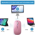 thumbnail image 4 of Mouse inalámbrico Afaartcci Bluetooth 5.2 recargable con LED, 4 of 7