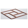 thumbnail image 4 of Ekena Millwork 7 3/8"W x 7 3/8"H x 1/4"T Extra Small Sheffield Decorative Fretwork Wood Wall Panels, Cherry, 4 of 18