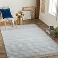 thumbnail image 2 of Mark&Day Wool Rugs, 2x8 Landhorst Cottage Blue/Cream Runner Area Rug, Grey Carpet for Hallway, Kitchen, Bedroom or Living Room (2'6" x 8' Runner), 2 of 6