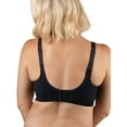 thumbnail image 6 of BRAVADO! DESIGNS Nursing Bra Maternity Bra & Pumping Bra, Breastfeeding, Beaucoup Seamless Adjustable Bra S-XXL | Black | M, 6 of 7