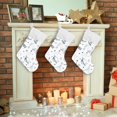 thumbnail image 7 of Coolnut 17.7 Inch Christmas Stockings, 2 PCS Cartoon Space Elements (2) Presonalized Large Stocking Sock for Family Holiday Xmas Party Decorations, 7 of 7