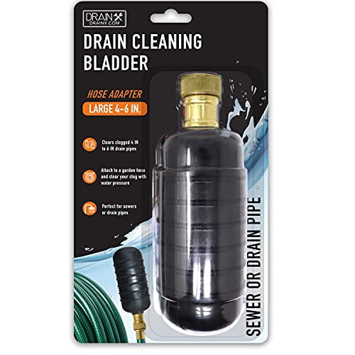 Medium COBRA Drain Cleaning Water Bladder with Garden Hose Attachment 