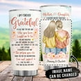 thumbnail image 3 of Mom Tumbler Personalized Gift For Mom From Daughter Mother Daughter Tumblers 20oz Coffee Travel Mug with Lid Birthday Mothers Day Christmas Presents For Moms Mommy, 3 of 6
