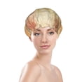 thumbnail image 3 of YFYANG Women's Double Waterproof Shower Cap, Abstract Vintage Fall Reusable Hair Cap for All Hair Styles and Head Sizes, 3 of 9