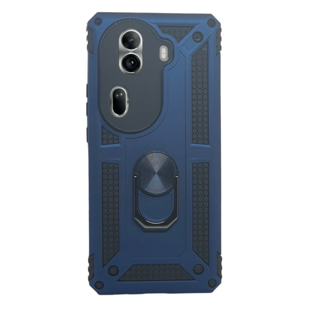 Funda Uso Rudo con Anillo Magnético Para Oppo Reno 11 Pro Cely Vesmir Azul Marino