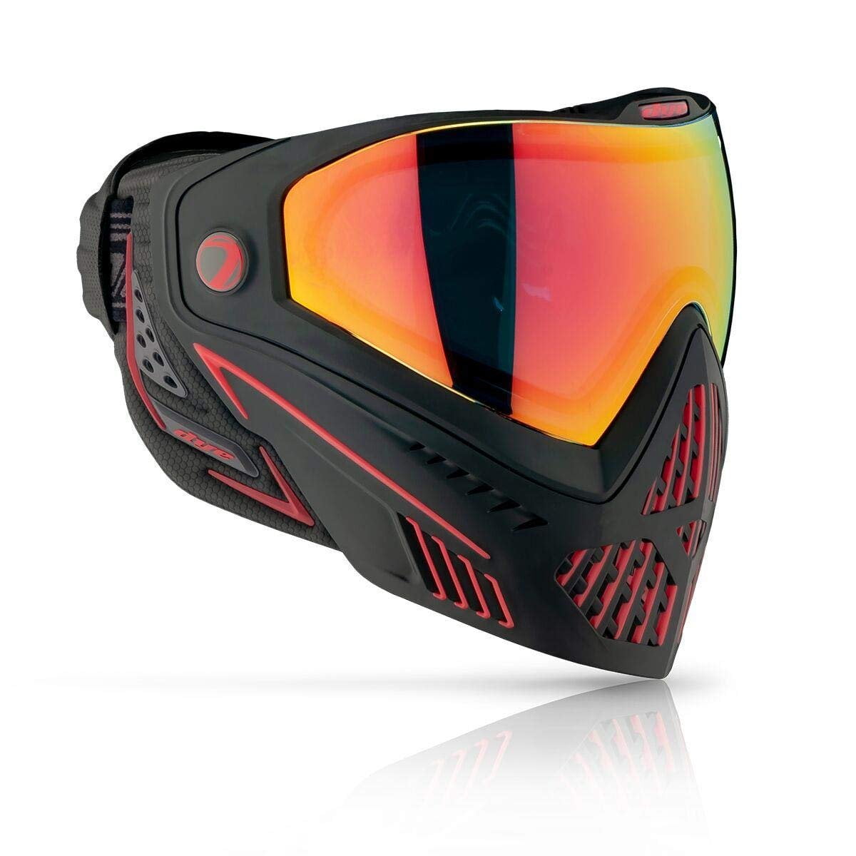 Dye i5 Paintball Goggle Mask Fire Black Red  