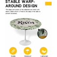 thumbnail image 2 of Easter Elastic Round Tablecloth, He is Risen Spring Green Leaves Spring Fitted Tablecloths for Round Table Oil-Proof Waterproof Table Cloth (Fit for 36" - 44" Round Table), 2 of 4