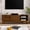 59" Light Walnut, variant on LKTART Mid Century Modern Rattan TV Stand for 65 Inch TV,59" Boho Media Console with Sliding Doors & Open Shelves,Solid Wood Legs for Living Room,Light Walnut