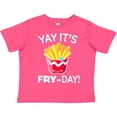 thumbnail image 3 of Inktastic Yay Its Fry Day with Cute French Fries Boys or Girls Toddler T-Shirt, 3 of 5
