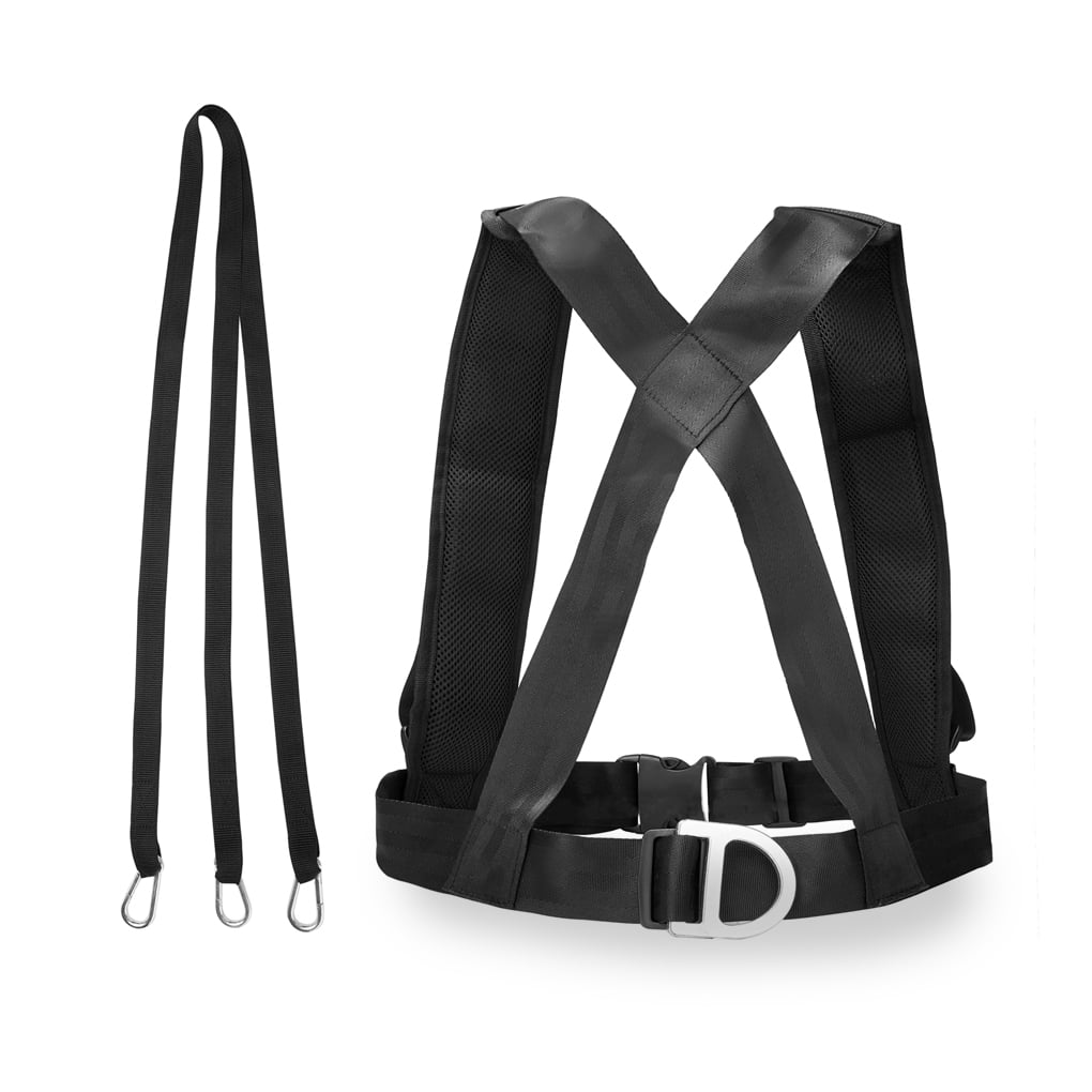 Nylon Sled Harness with Shoulder Straps Chest Vest Belt Fitness Trainer Resistance Workout