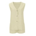 thumbnail image 6 of Wensltd Two Piece Sets for Women Summer Vacation Outfits Sleeveless Tops Lounge Matching Clothes, 6 of 8