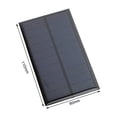 thumbnail image 6 of 5Pcs Solar Panels with 10Cm Wire 5V 200Ma Photovoltaic Solar Cells Kit 110X80Mm, 6 of 9