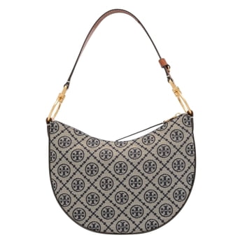 Bolsa Tory  monogram Hobo Jacquard Mini
