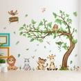 thumbnail image 4 of Animals Wall Decals Cute Safari Wall Stickers Bear Fox Owl Wall Decals Jungle Theme Wallpaper DIY Art Mural Decor for Nursery Classroom Playroom Bedroom, 4 of 8