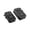 black, variant on EPICKA Air PD 25W Universal Travel Adapter, Ultra-Thin International Power Adapter, Worldwide Travel Plug (Air 25W, Black)