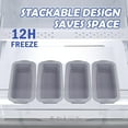 thumbnail image 7 of 4PCS Large Ice Block Mold for Ice Bath 5LB, Reusable Silicone Ice Cube Mold for Cold Plunge Tub, Ice Bath Chiller for Ice Bath Tub, Ice Cube Tray Cold Plunge Accessories - Gray, 7 of 7