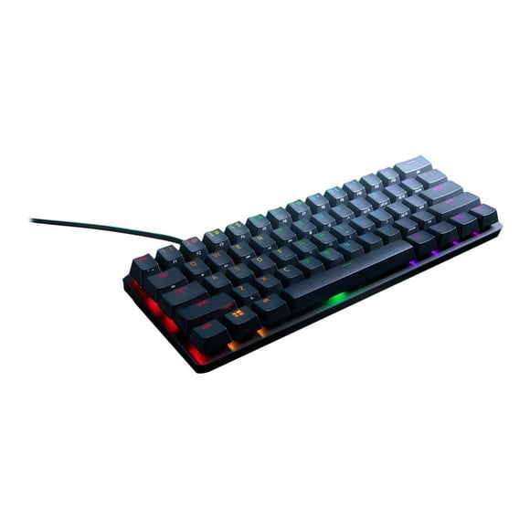 Razer Huntsman Mini - Keyboard - backlit - USB - US - key switch: Razer Clicky Optical - black