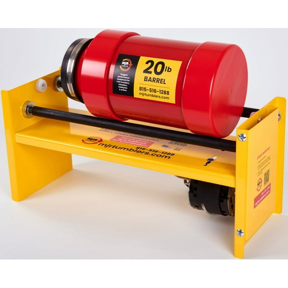 20lb Large Base Rotary Rock Tumbler MJR TUMBLERS Winner Best High End Unit 2019, 20 & 2021