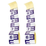 UPKOCH 2Pack Water Depth Measurement Ruler Coated Sticker for Tidal Observation in Boats Pools