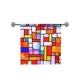 thumbnail image 2 of ABPHQTO Toalla de baño de mosaico para ducha corporal, envoltura de baño para el hogar, viajes al aire libre, uso en la playa, toallas de baño de 75x140 cm, 2 of 3