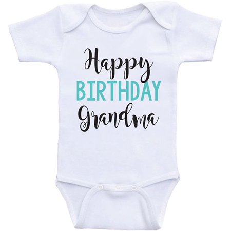 

Happy Birthday Grandma - Baby to Grandma Bodysuit Baby Clothes