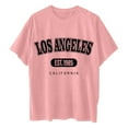thumbnail image 4 of NJGRAE Casual Tops for Women Women’S Roll Sleeve Casual Tees Women's Casual Printed Round Neck Short Sleeved Loose T Shirt Women’S Thermal T-Shirts Xl, 4 of 4