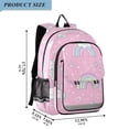 thumbnail image 2 of FORMRS School Backpack 17" Student Travel Bag with Laptop Compartment, Ice Cream Rainbow Pattern, 2 of 7