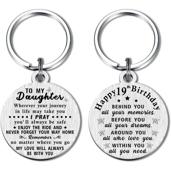 19th Birthday Gifts, 19 Year Old Birthday Keychain, Born in 2006 Gifts, 2006 Birthday Decorations