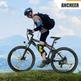 thumbnail image 6 of ANCHEER Gladiator 500W 26" Electric Bike for Adults, Electric Mountain Bike with 2.1 Inch eMTB Tire, 48V 10.4Ah Battery, 3H Fast Charge, Shimano 21 Speed, Adults Electric Bicycle UL2849, 6 of 12