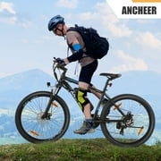 ANCHEER Gladiator 500W 26 Electric Bike for Adults, Electric Mountain Bike with 2.1 Inch eMTB Tire, 48V 10.4Ah Battery, 3H Fast Charge, Shimano 21 Speed, Adults Electric Bicycle UL2849
