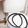 thumbnail image 3 of UPOUART Toilet Seat Round Elderly Commode Bags Fixing Ring Home Pedestal Toilet Accessories, 3 of 8