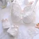 thumbnail image 2 of Conjunto de lencería Sexy de copa fina bordada soluble en agua para niñas, Conjunto de sujetador grande, Linda Reunión, japonés, 2 of 4
