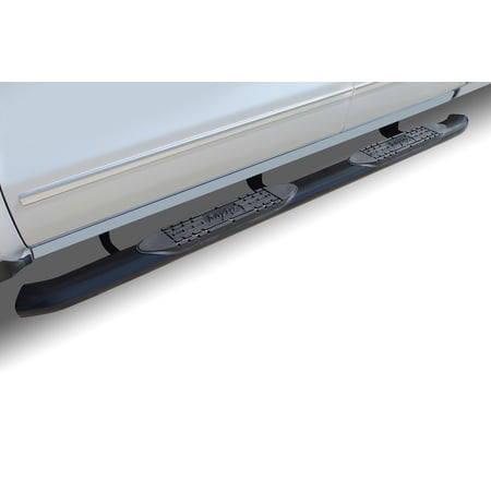Raptor Series 2019-2021 Fits Dodge Ram 1500 Crew Cab 5 Inch OE Style Curved Black Oval Step Bars Black E-Coated Rocker Panel Mount 1602-0493B