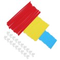 thumbnail image 4 of Bloques de construcción de paja para niños, juguetes educativos ensamblados DIY, cubos coloridos, regalo, 4 of 12