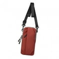 thumbnail image 5 of Phone Armband Bag Gym Armbands Bag PU Leather Cellphone Holder Wrist Pouch Sports Arm Bag for Running Exercise Walking Hiking Red, 5 of 8