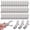 SIZI 1, variant on 50 piece set of stainless steel practical clips, multi-purpose spring clips, strong grip, large opening