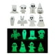 thumbnail image 3 of 8 Unids Brillante Fantasma de Halloween Estatua Ornamento Sharpla Fantasma Luminoso en Miniatura para Césped Fiesta, 3 of 8