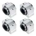 thumbnail image 1 of Unique Bargains SCV20UU Linear Ball Bearing Slide Block Units, 20mm Bore Diameter 4 Pack, 1 of 5