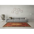 thumbnail image 3 of Ahgly Company Indoor Round Oriental Brown Industrial Area Rugs, 8' Round, 3 of 4