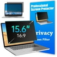 thumbnail image 1 of 15.6" Laptop Privacy Screen Filter for 16:9 Widescreen Computer Monitor Screen Protector Film, 15.6 Inch Monitor Privacy Shield and Anti-Glare Protector, Anti-Scratch, Anti Blue Light Filter, 1 of 5
