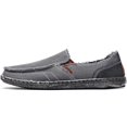 thumbnail image 4 of CASMAG Mocassins Classiques en Toile Confortables pour Hommes, Décontractés, Gris 9 m US, 4 of 4