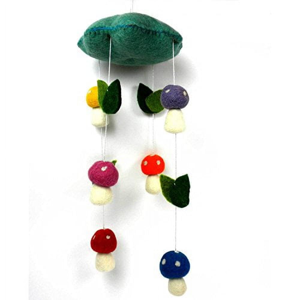 Felt Mushroom Mobile Global Groove