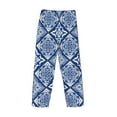 thumbnail image 5 of Bingfone Stylized Flowers Vintage Boho Mens All Over Print Sleep Pajama Pants-Small, 5 of 9