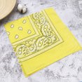 thumbnail image 4 of Soidarity Bufanda pequeña cuadrada de moda Hip hop Cool Guy mujeres hombres impresión cabeza envoltura rap estrella pañuelo cuello lazo para el pelo Accesorios para máquinas de ejercicios Amarillo Soidarity JJ15373-07, 4 of 6