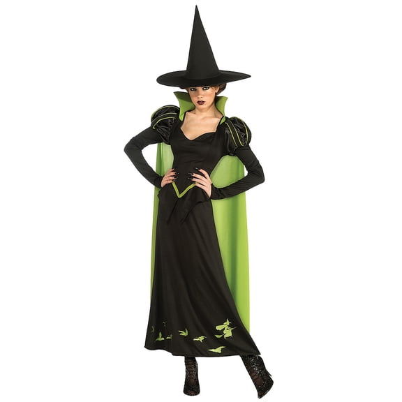 RUBIES II Wicked Witch of the West Women's Fancy-Dress Costume w/ Dress and Cape for Adults, Size 12