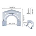 thumbnail image 4 of Ganchos Colgantes Metal Con Soporte Suspensión 5 Uds Con Tornillo para Herramienta Garaje Jardín, 4 of 6