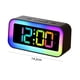 thumbnail image 4 of Lámpara Reloj despertador con luz nocturna digital LED reloj electrónico luminoso de escritorio (negro) JShteea Para estrenar, 4 of 9
